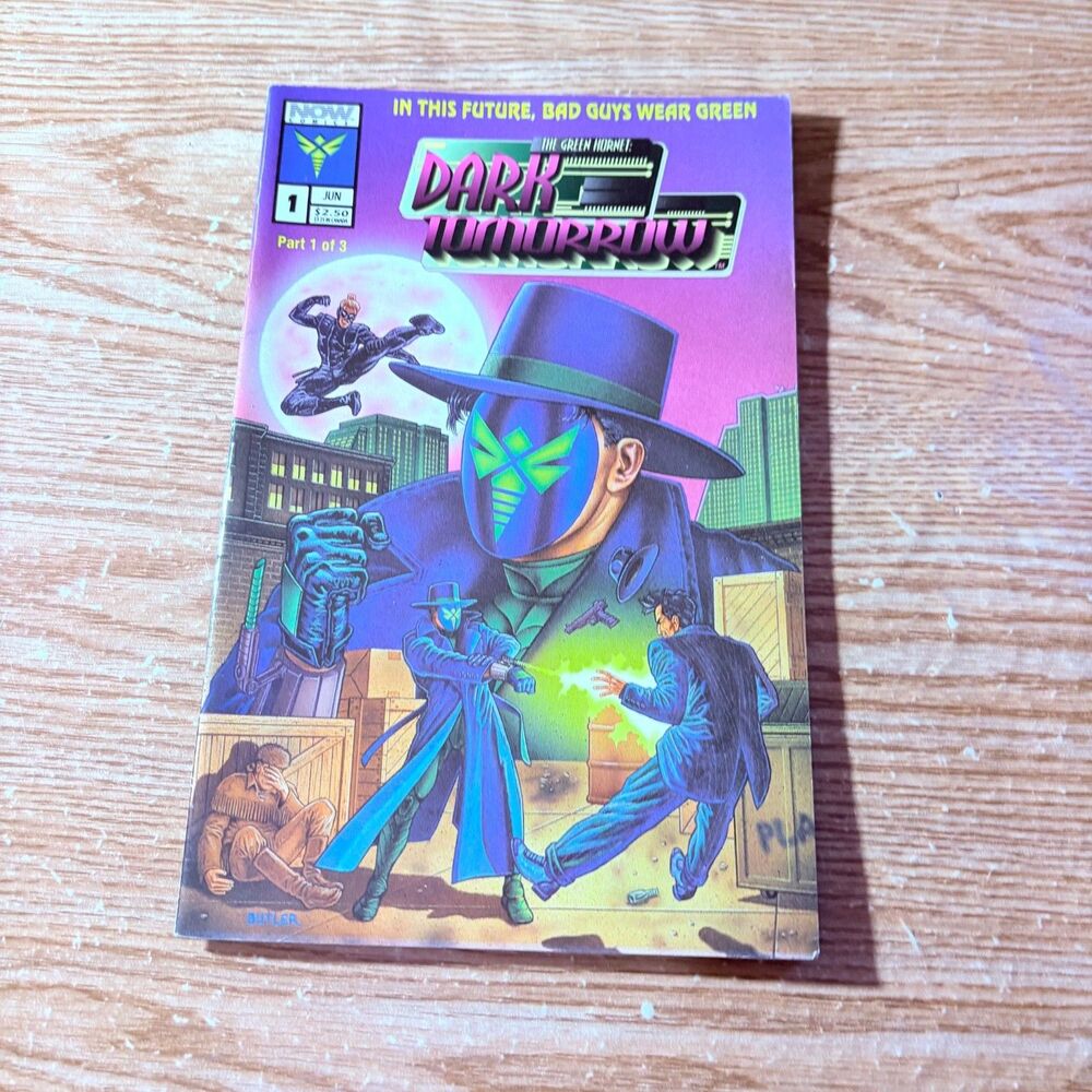 Green Hornet Dark Tomorrow #1 2 3 NOW Comics Complete Mini Series Set 1-3